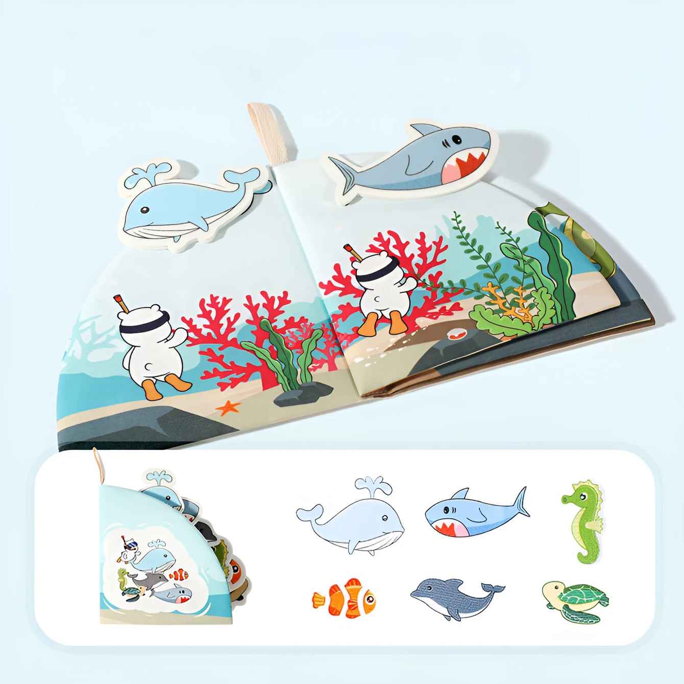 3D Cloth Montessori Books