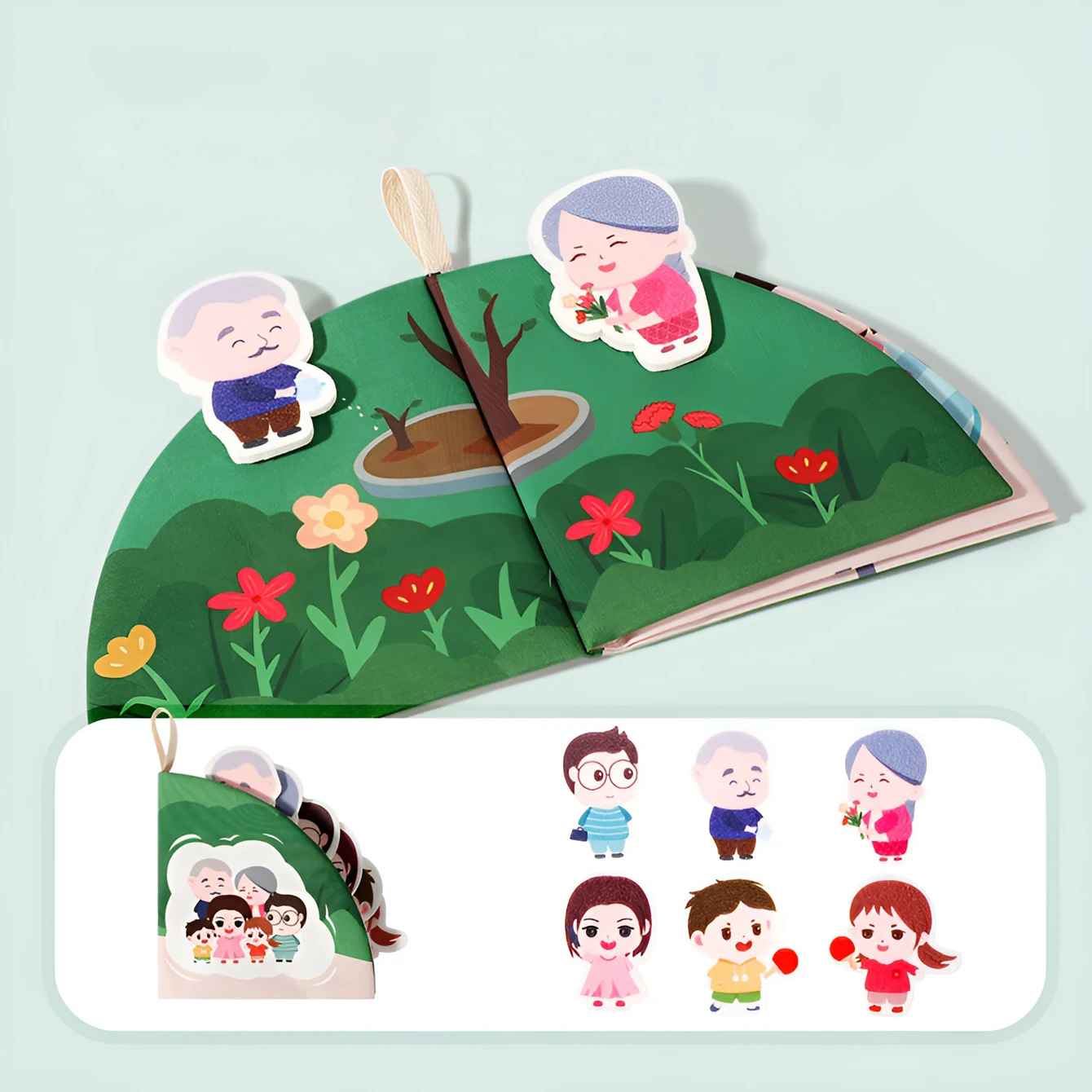 3D Cloth Montessori Books