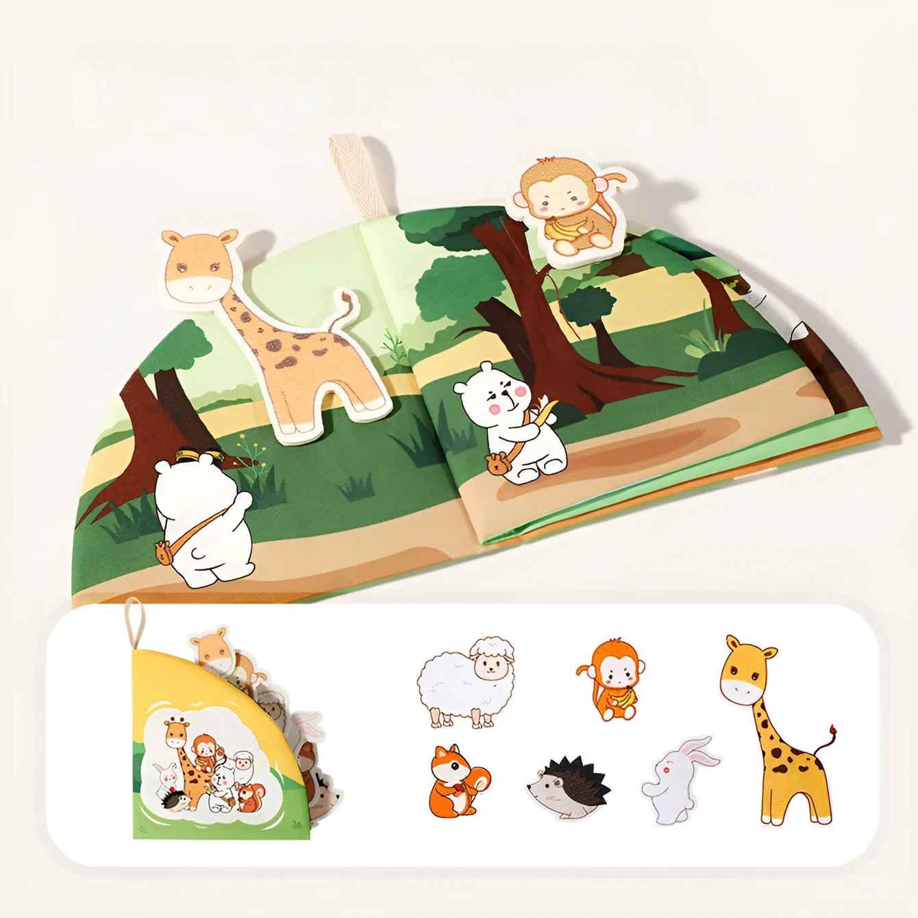 3D Cloth Montessori Books
