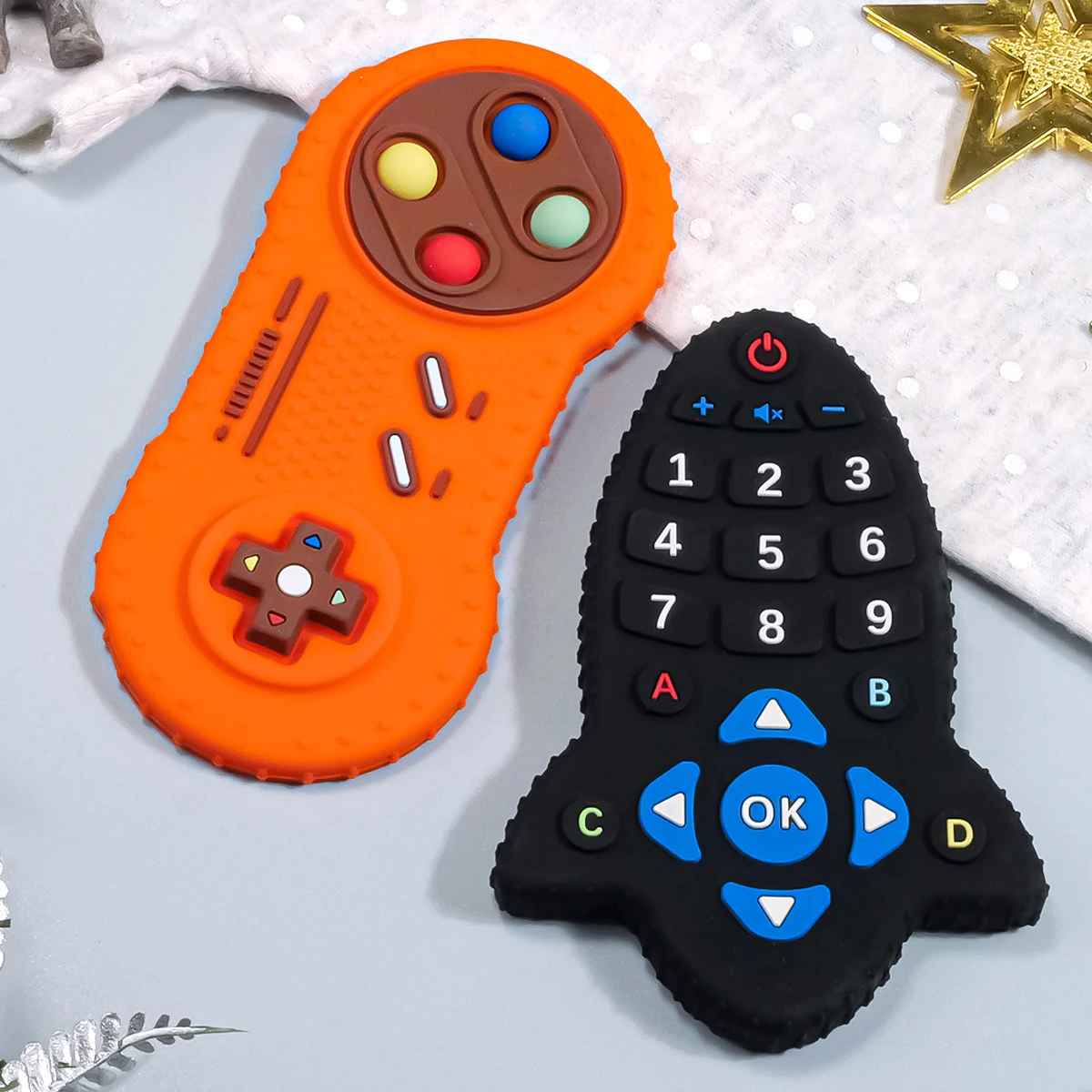 Remote Teether Mitt