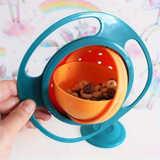 360 Degree Rotation Non Spill Bowl